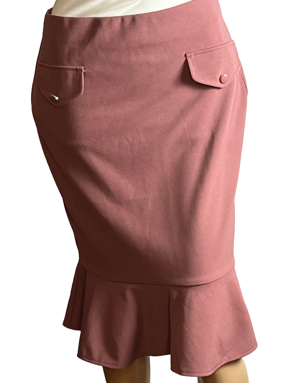 NYCC- Pink Ruffle Hem Skirt (size small)