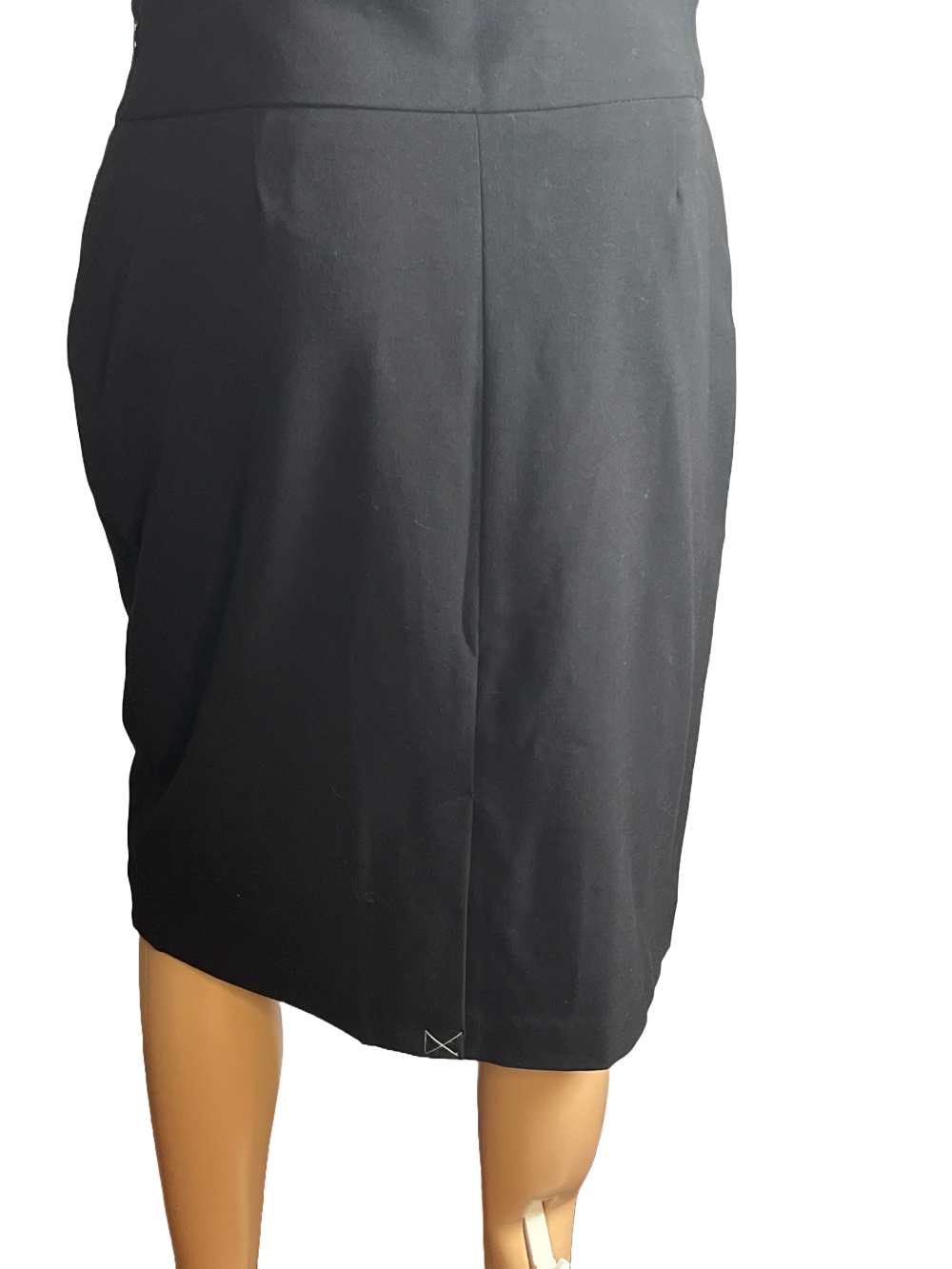 George -Black Pencil Skirt (Size 8)