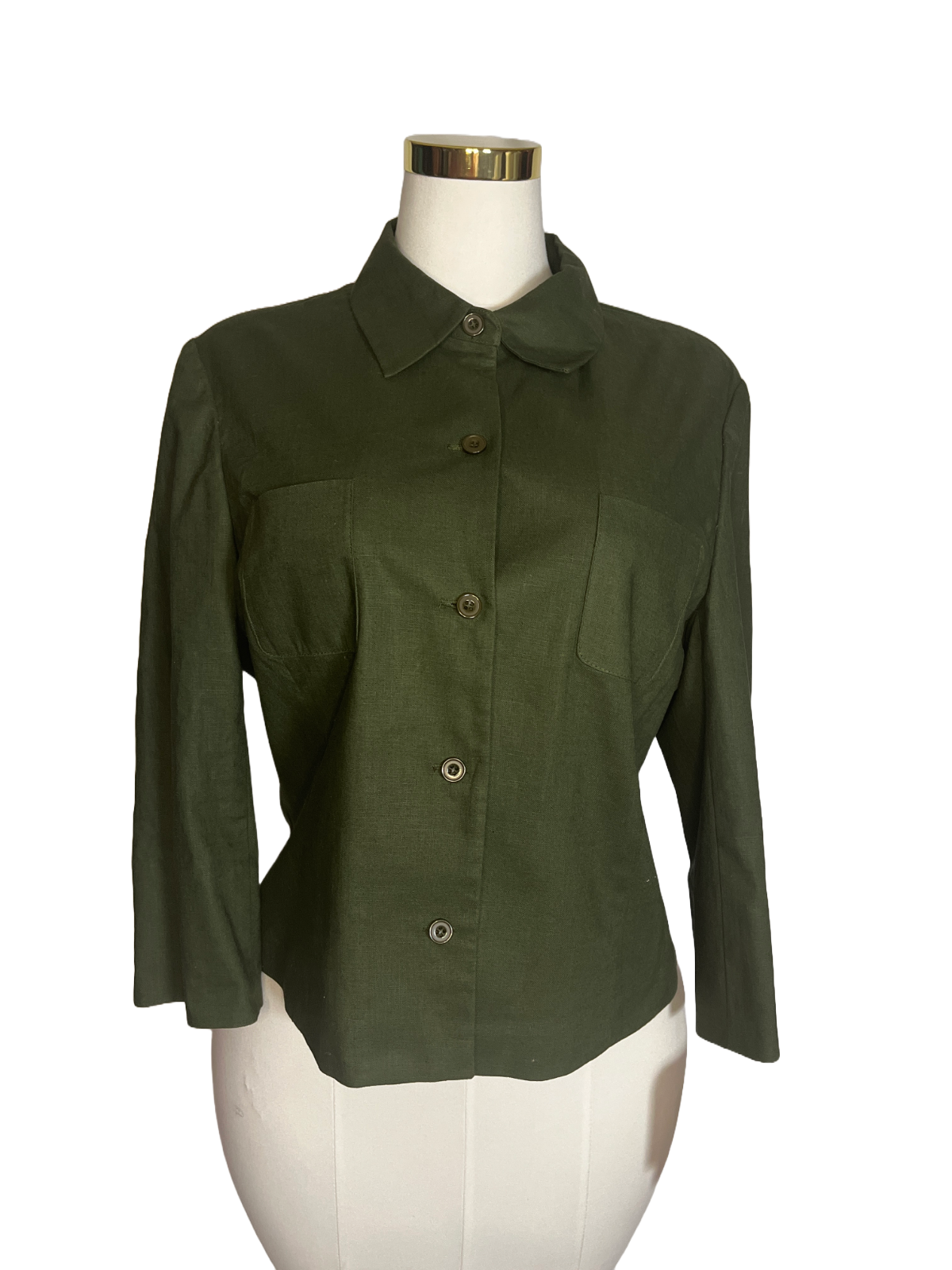 Bold & Beautiful: Forest Green Blazer – Size 16