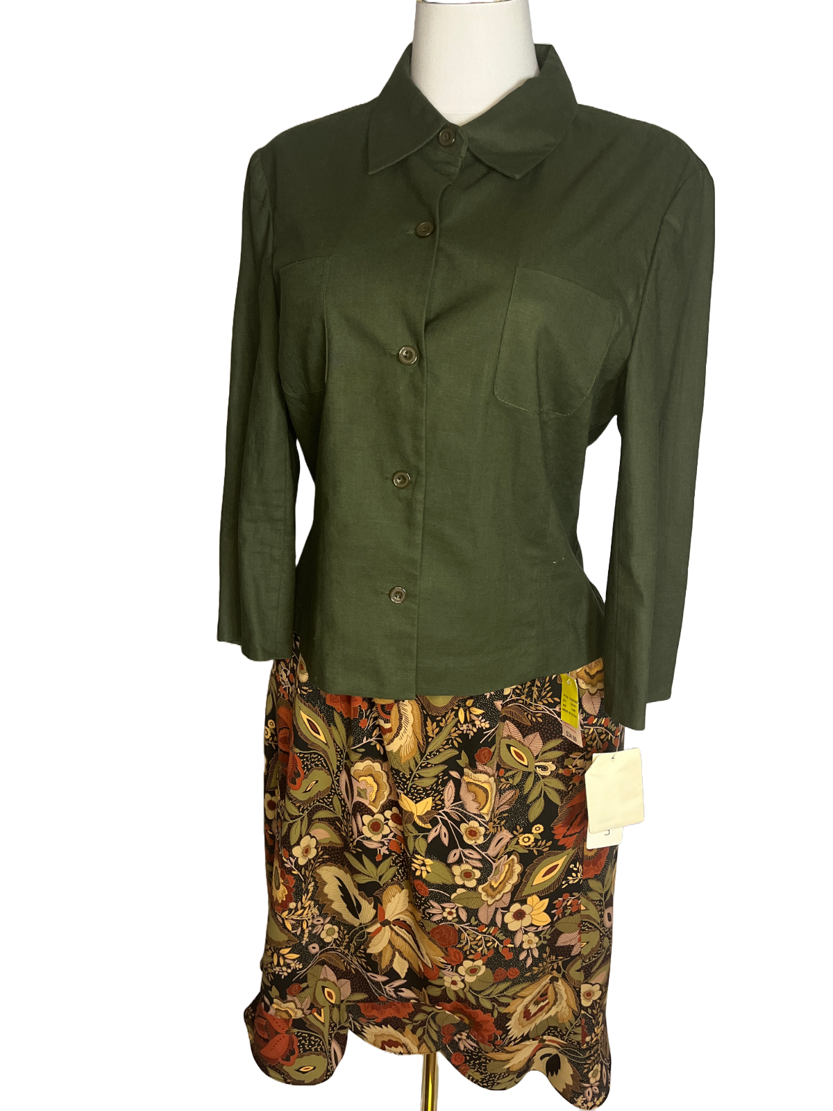 Bold & Beautiful: Forest Green Blazer – Size 16
