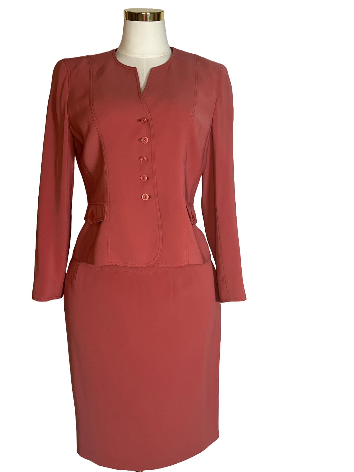 Jones New York- Coral 2 Piece Skirt Suit(size 14P)