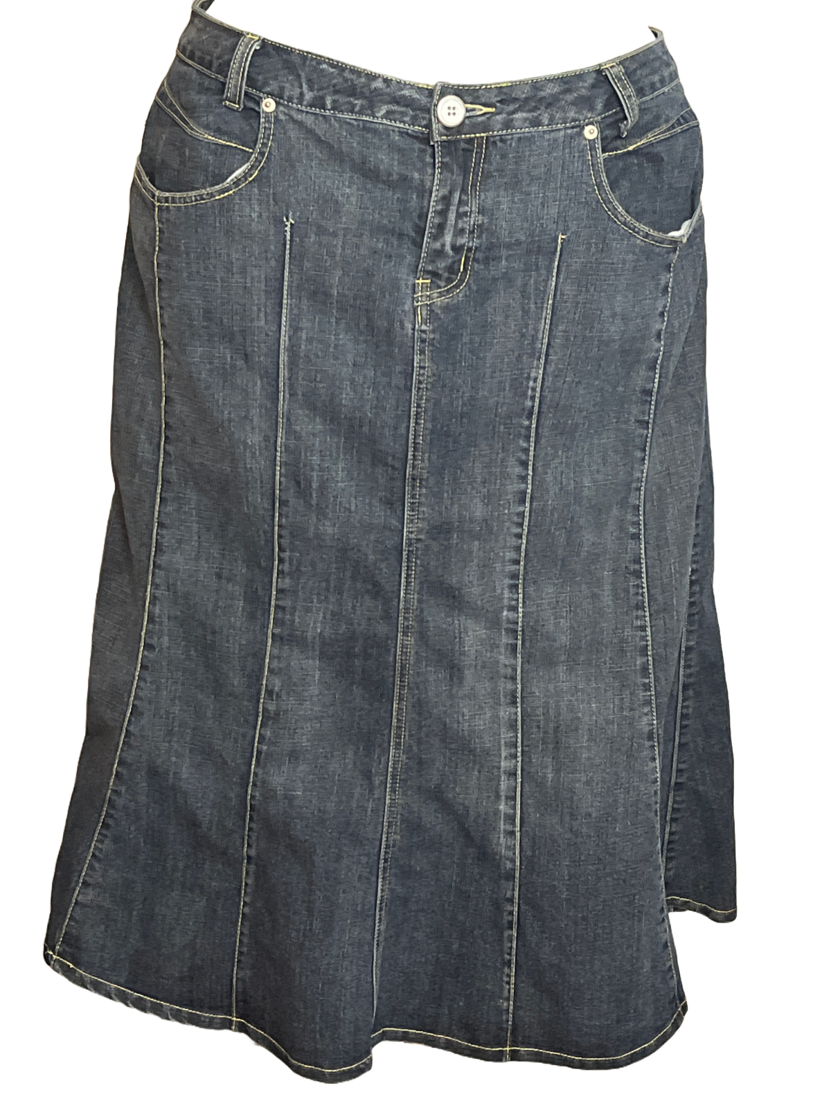 Motto- Retro Denim Skirt( Size 18W)