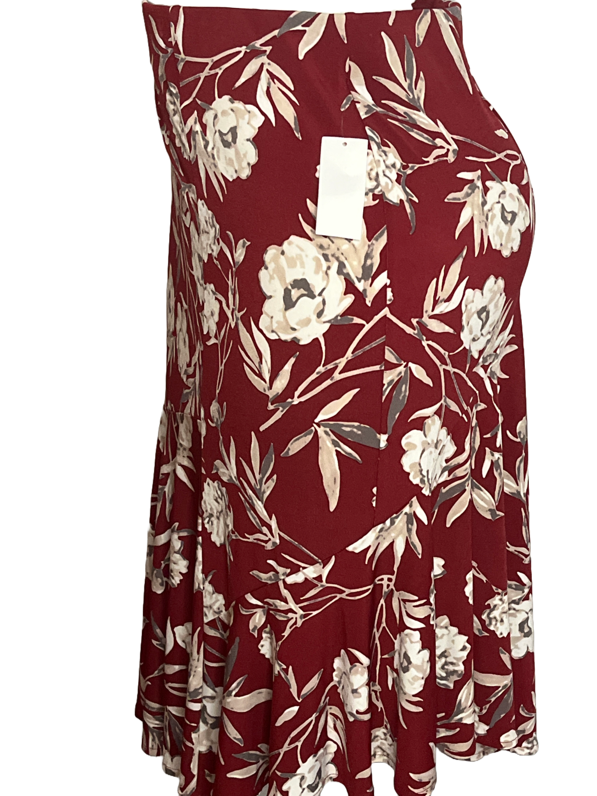 Simply Emma New With Tag- Chic and stylish Floral Midi Skirt (size 2X)