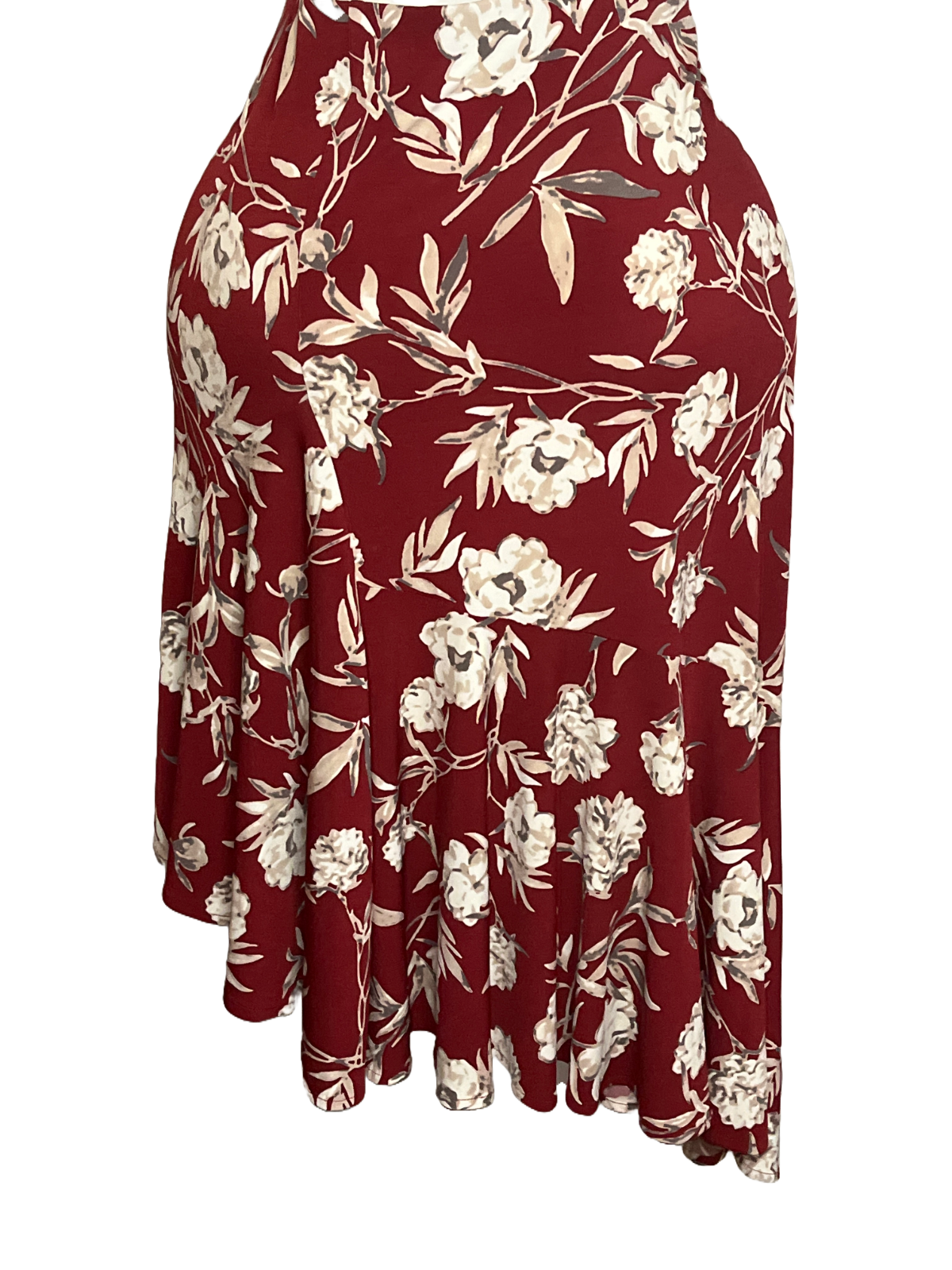 New With Tag-Simply Emma - Chic and stylish Floral Midi Skirt (size 2X)