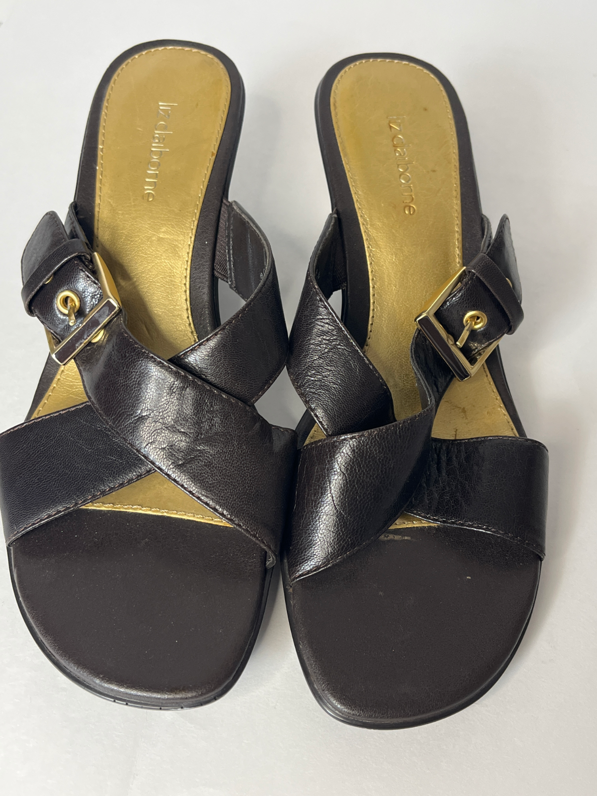  Women's Brown Leather Sandals (size 7.5)