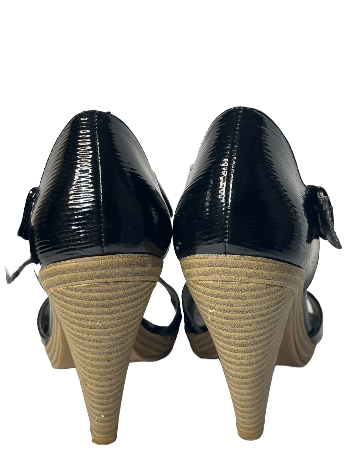 Madden Girl -Black High Heel Sandals (size 7)