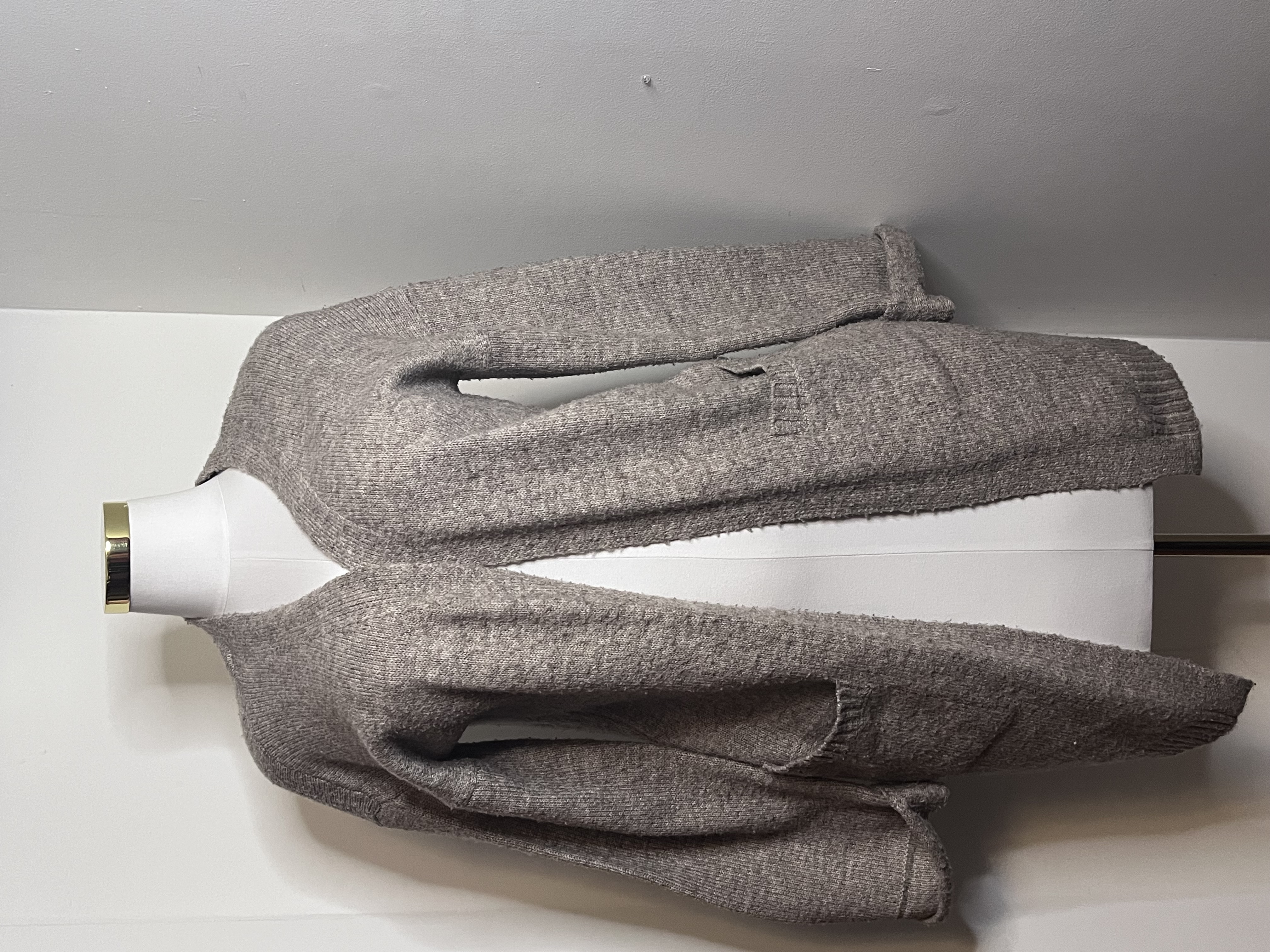 Pink Rose Cozy Knit Cardigan light Brown size S