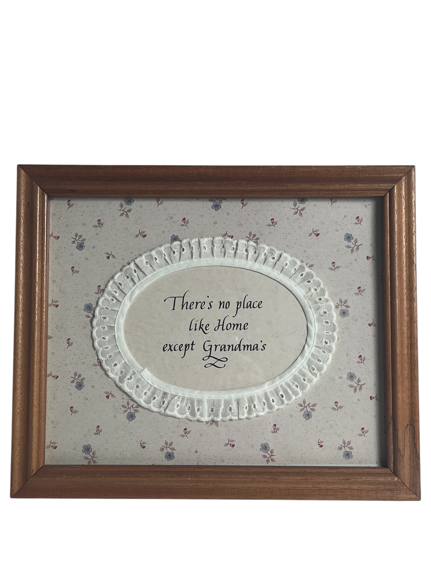 Grandma's Home Quote Framed Art