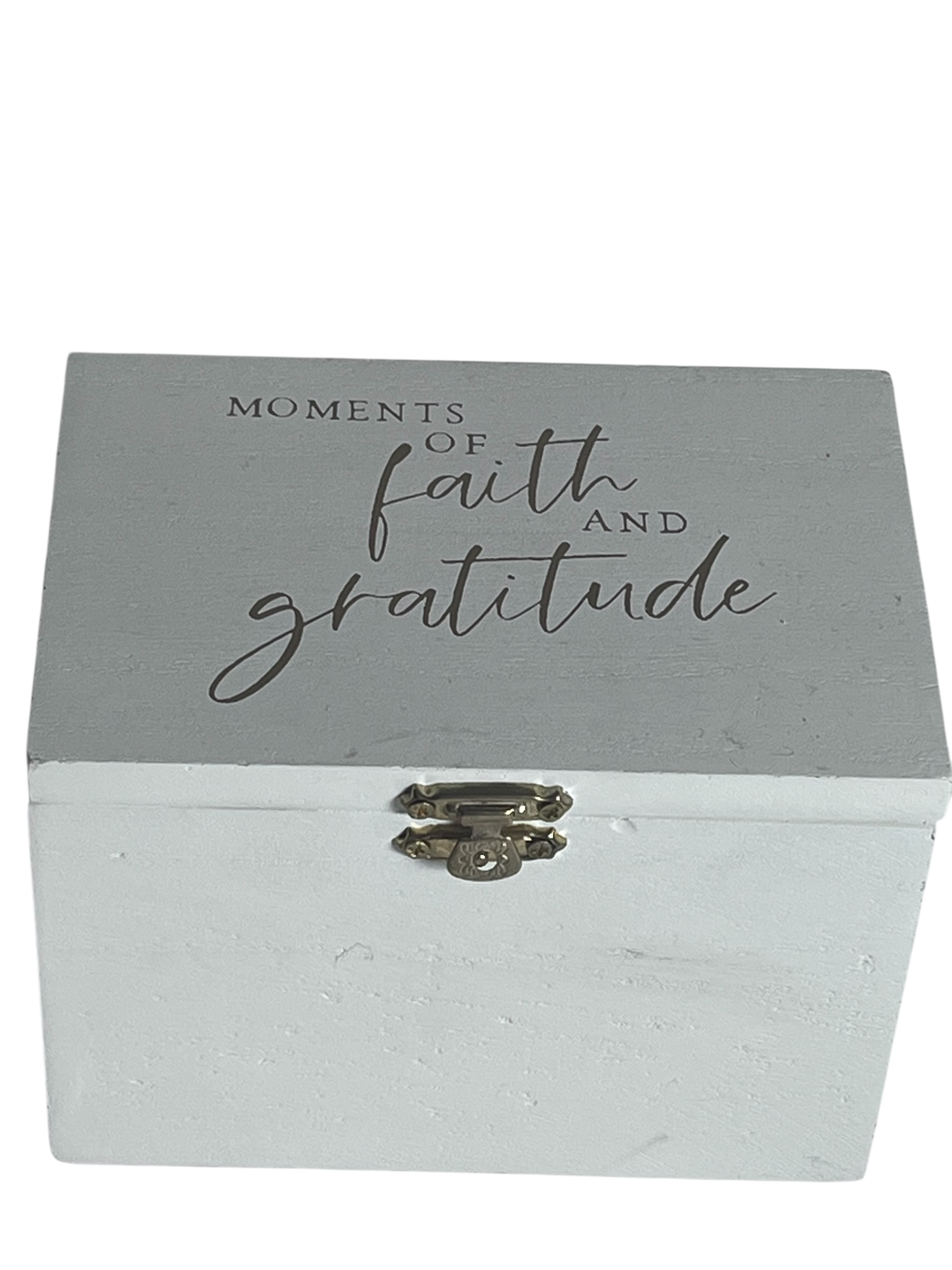 Faith and Gratitude Keepsake Box