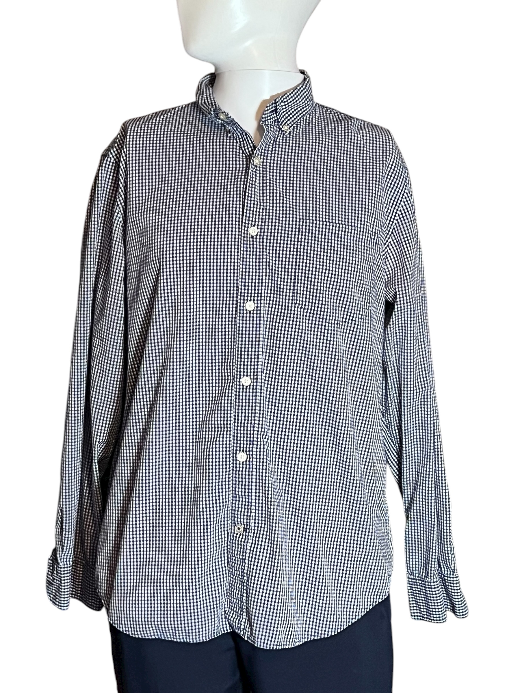 Men's Checkered Long Sleeve Shirt