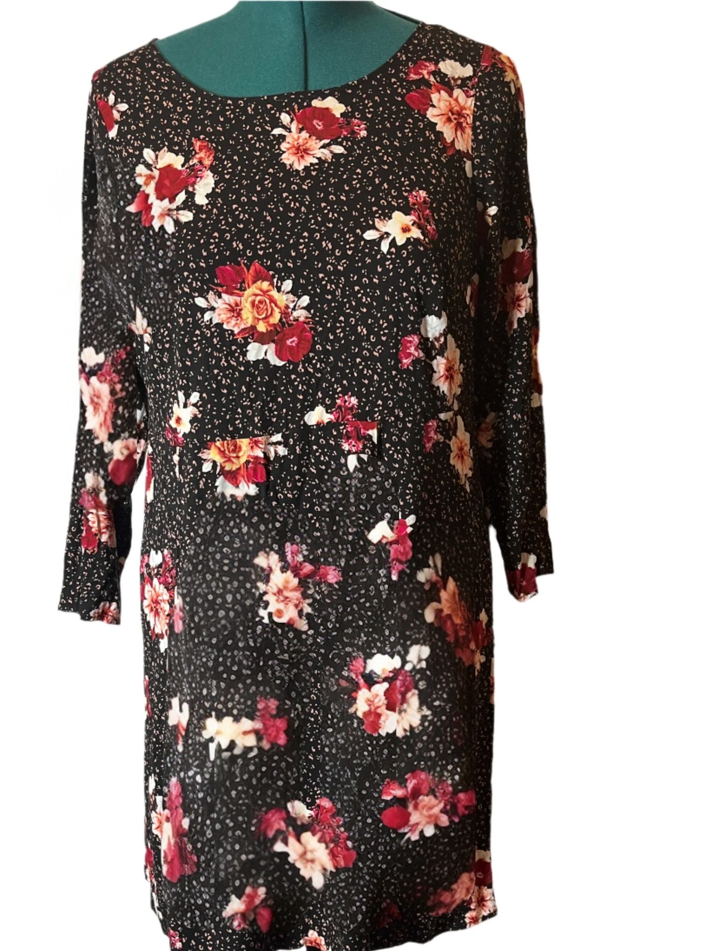 Torrid- Floral Black Dress (size 2x)