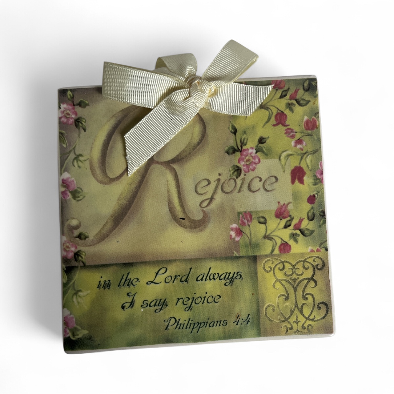 Rejoice Decorative Plaque (set of 2)