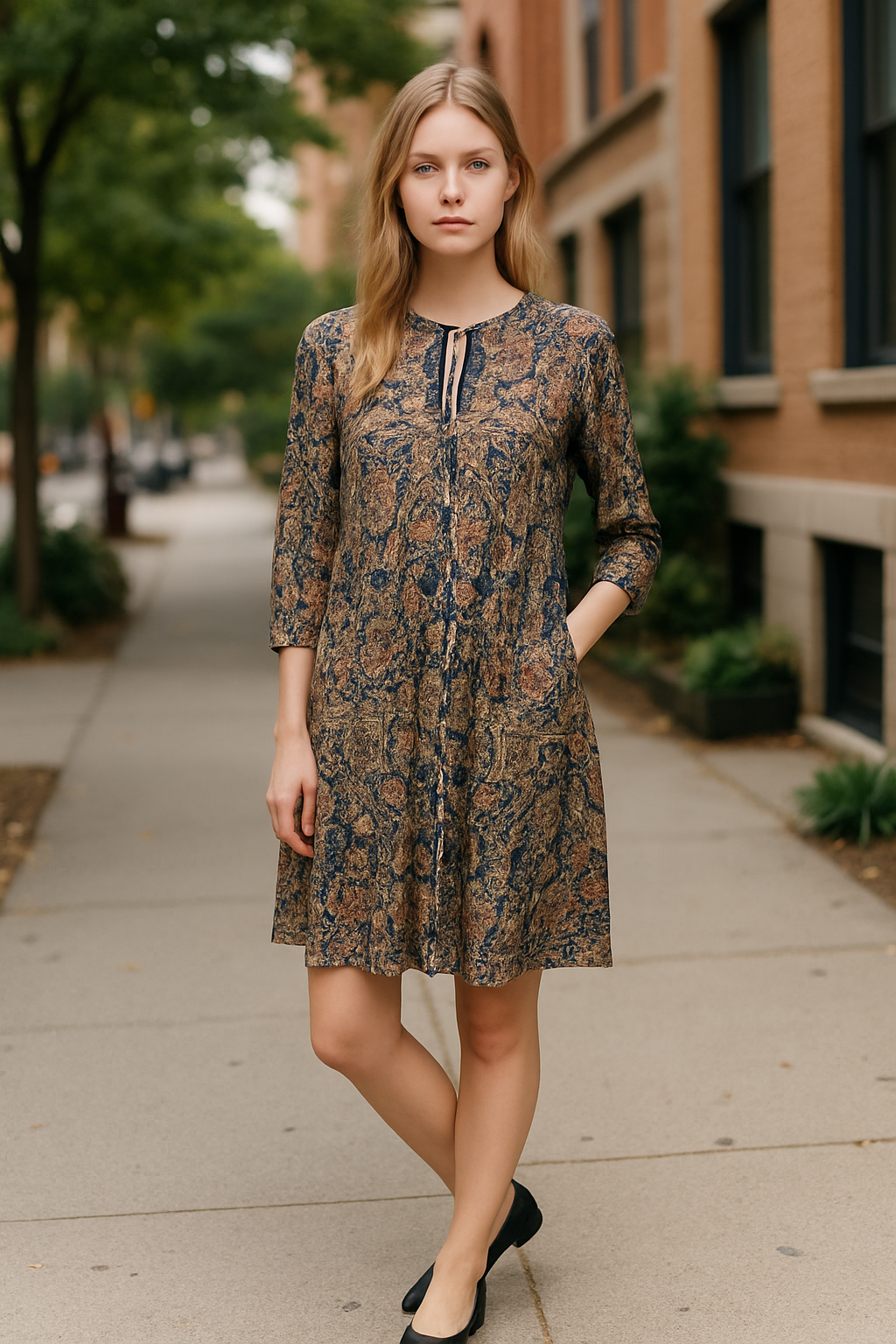 Floral Print Dress Casual and Formal Wear Dress (size 10)