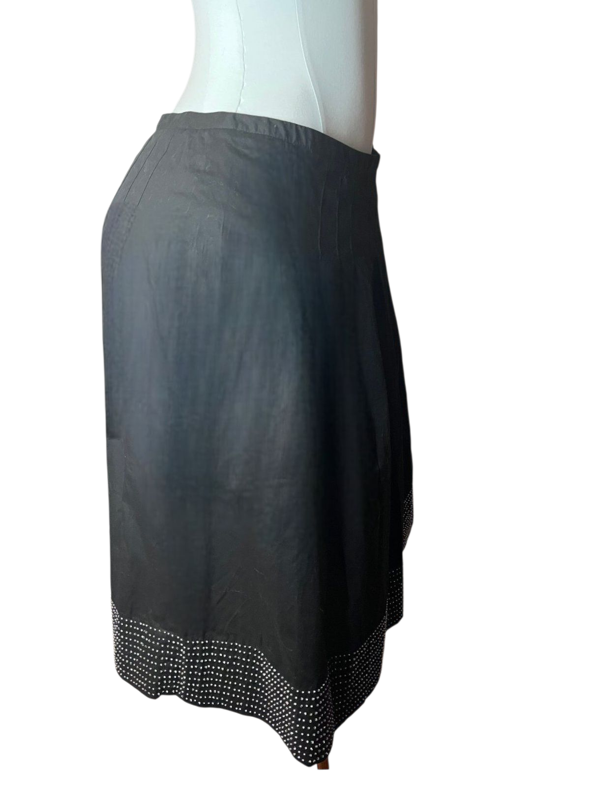 Black Skirt circled styled plus size skirt (size 16)