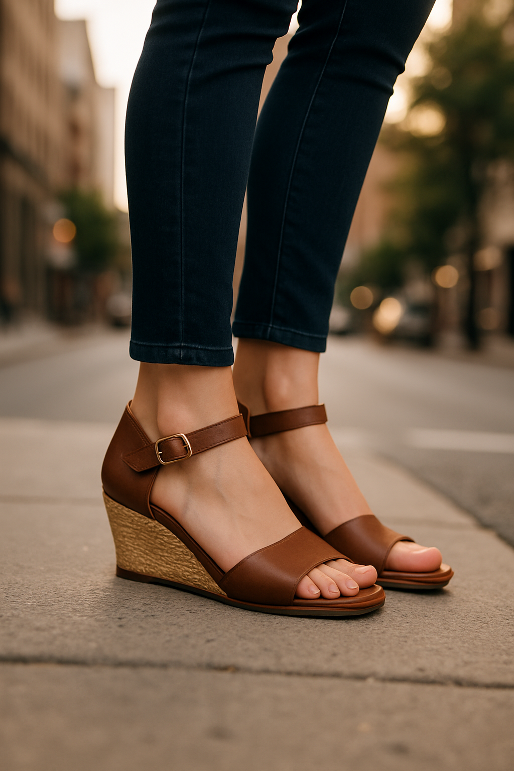 Open-Toe Comfort Sandals (size 8.5)