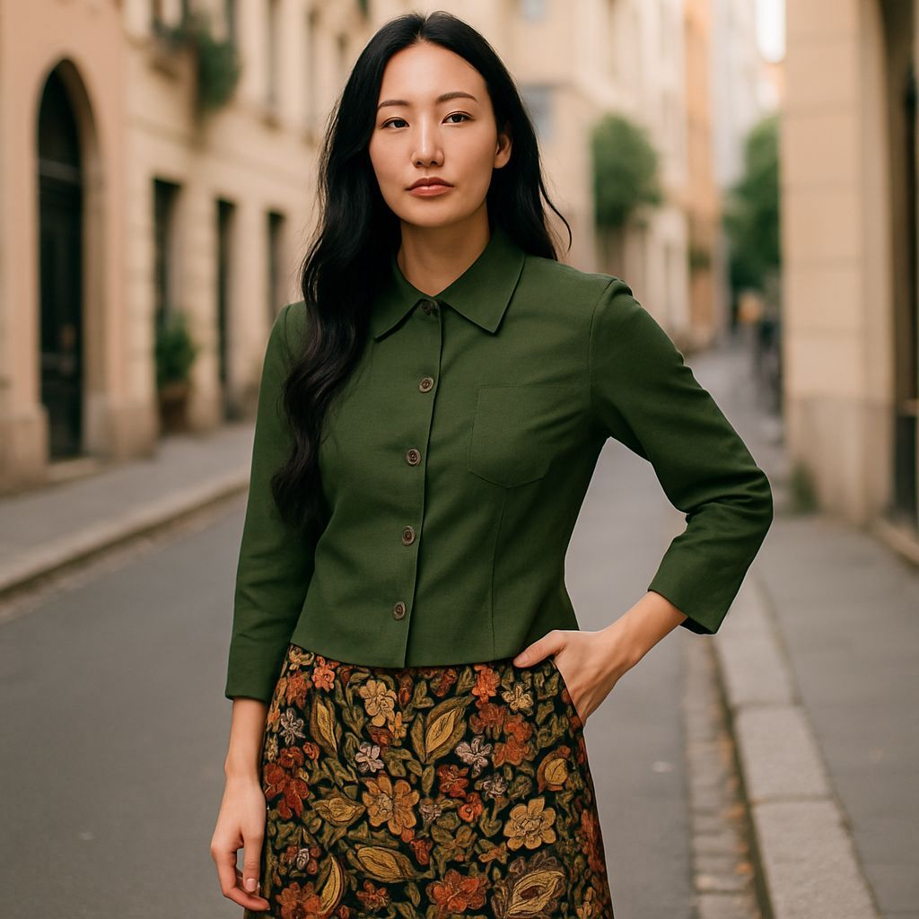 Bold & Beautiful: Forest Green Blazer – Size 16