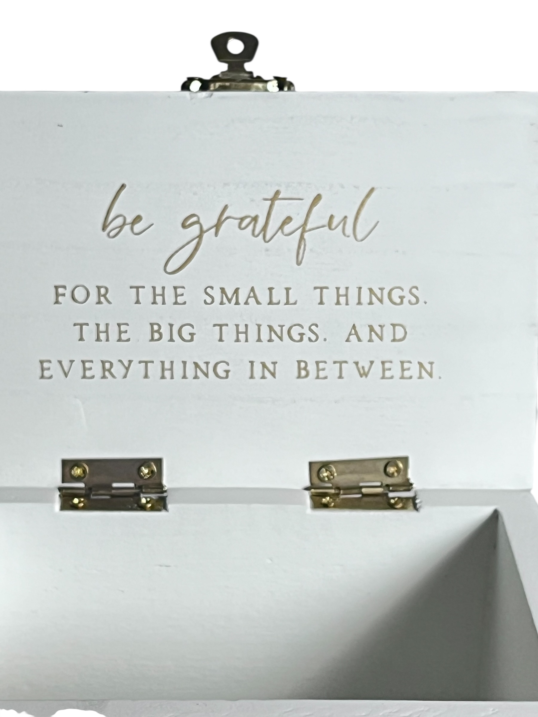 Faith and Gratitude Keepsake Box