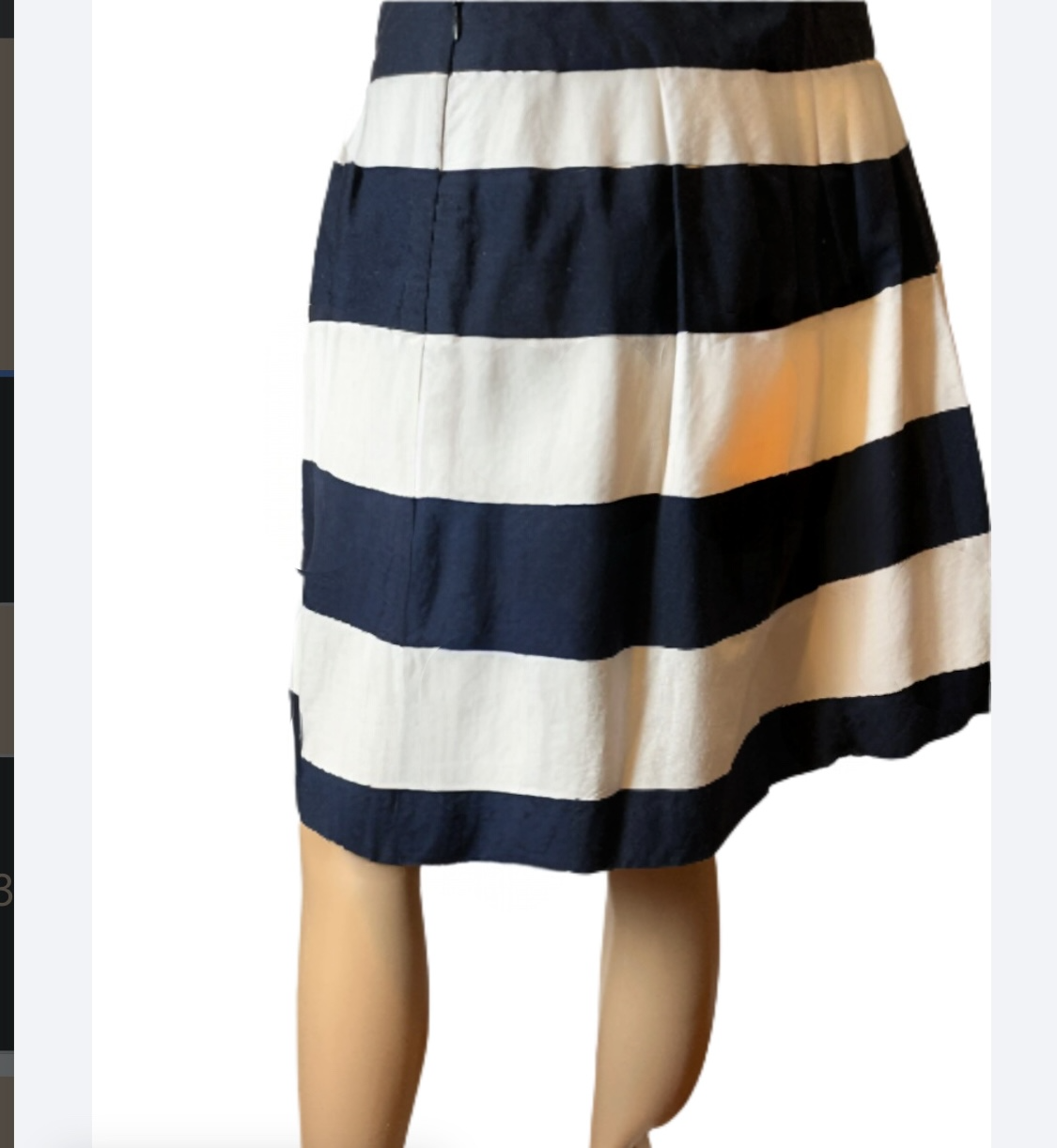 Banana Republic- Striped Skater Skirt (10p)