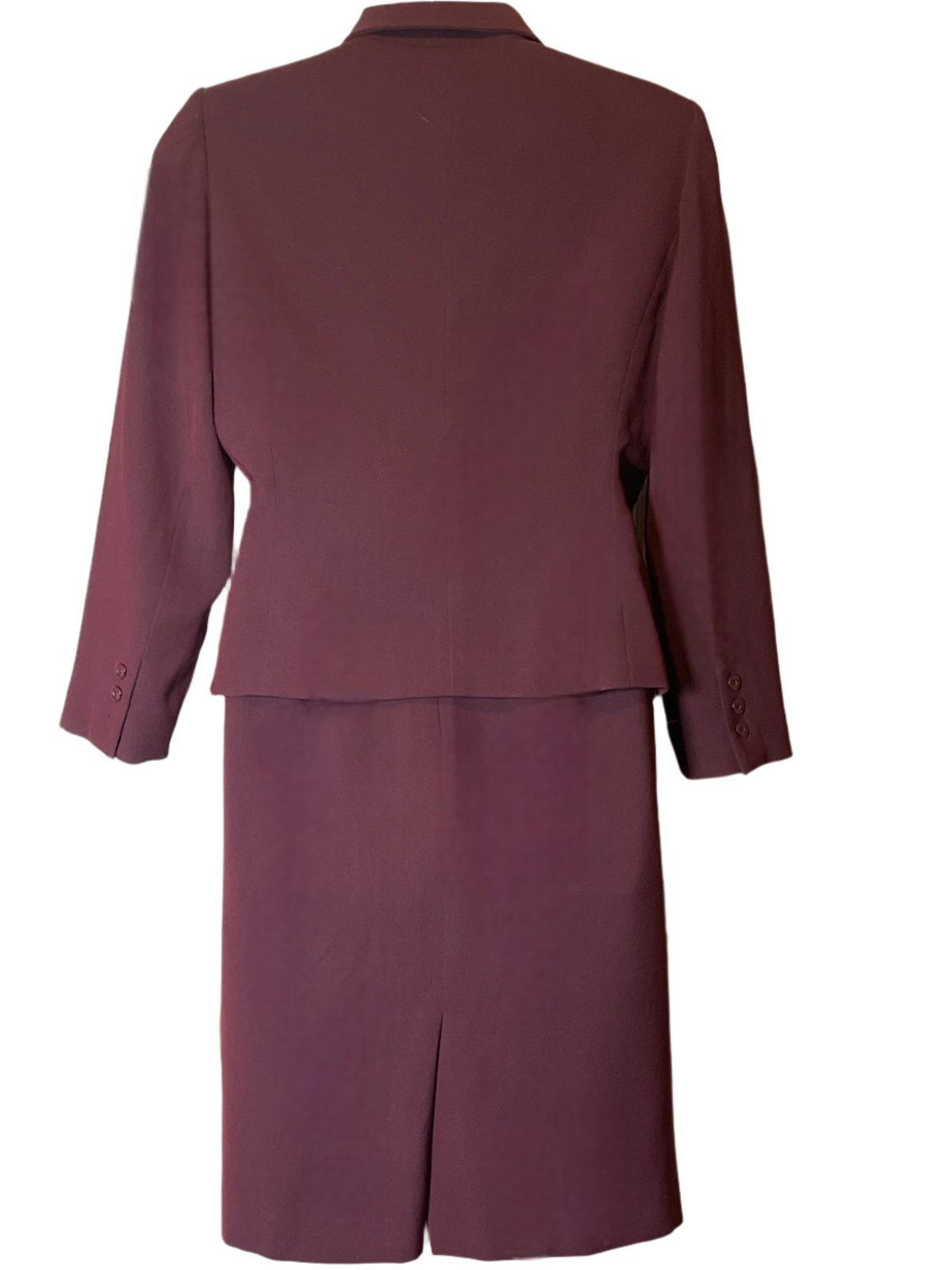 Kasper’s Women's Burgundy Two-Piece Suit