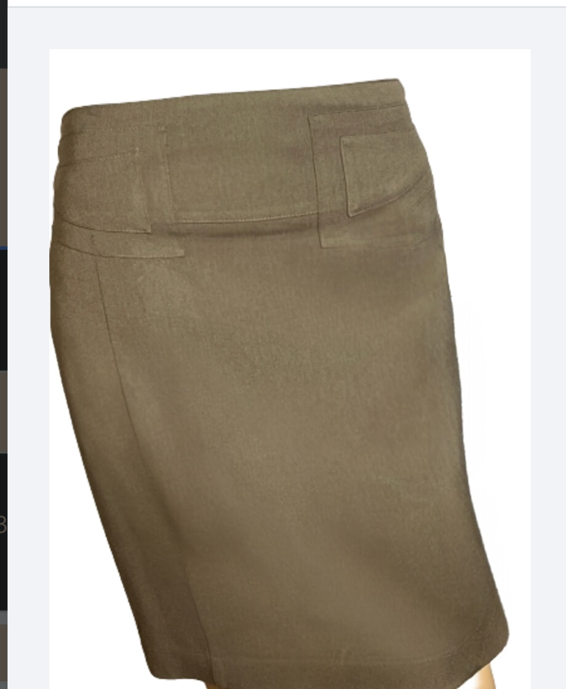 Express -Women's Khaki Pencil Skirt