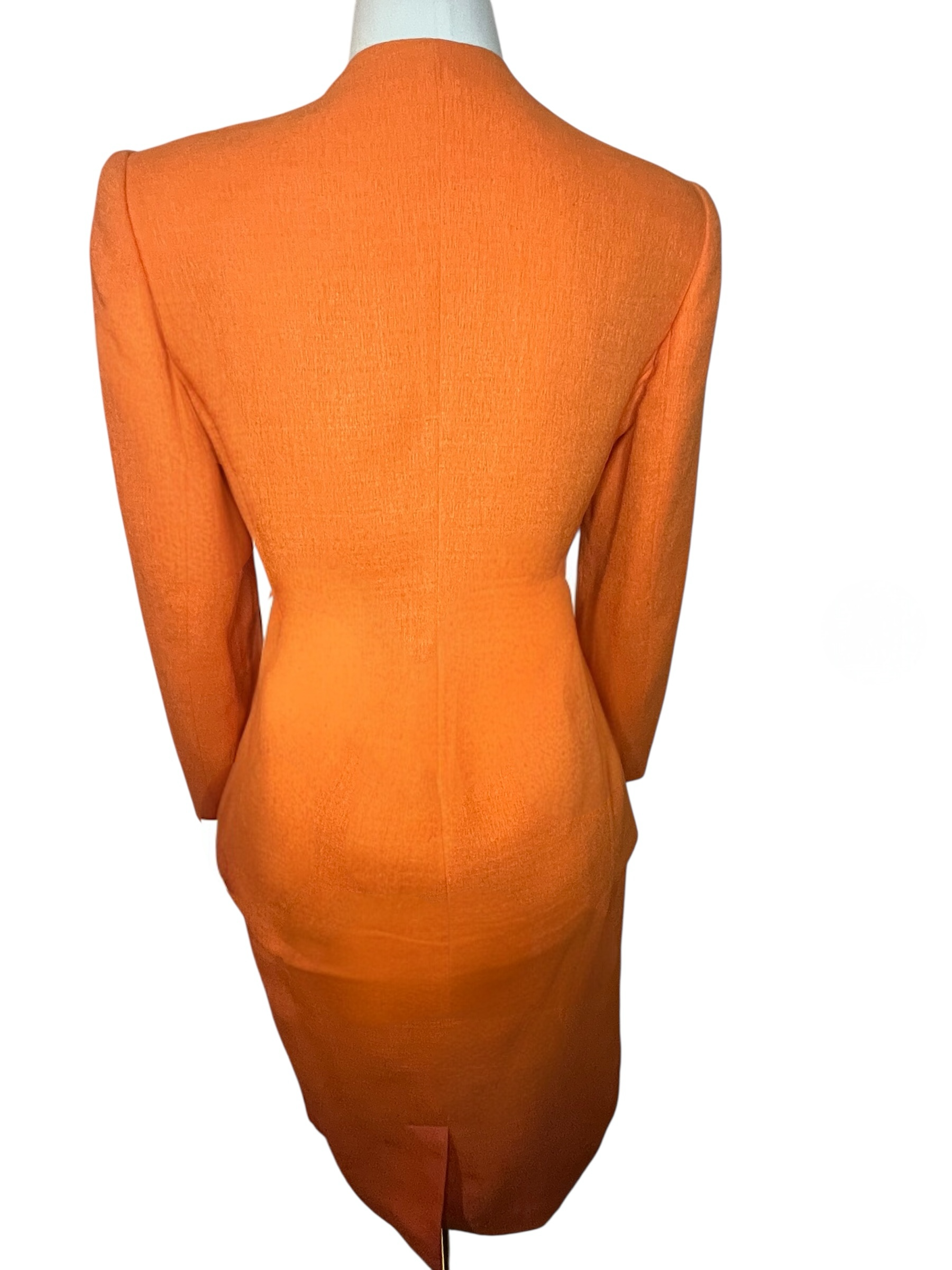 Morgan Miller-Women's Orange 2 piece skirt suit set (size 10)