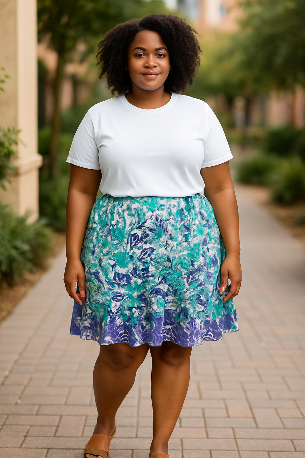 Dress Barn - Floral Print Skirt (size 20w)