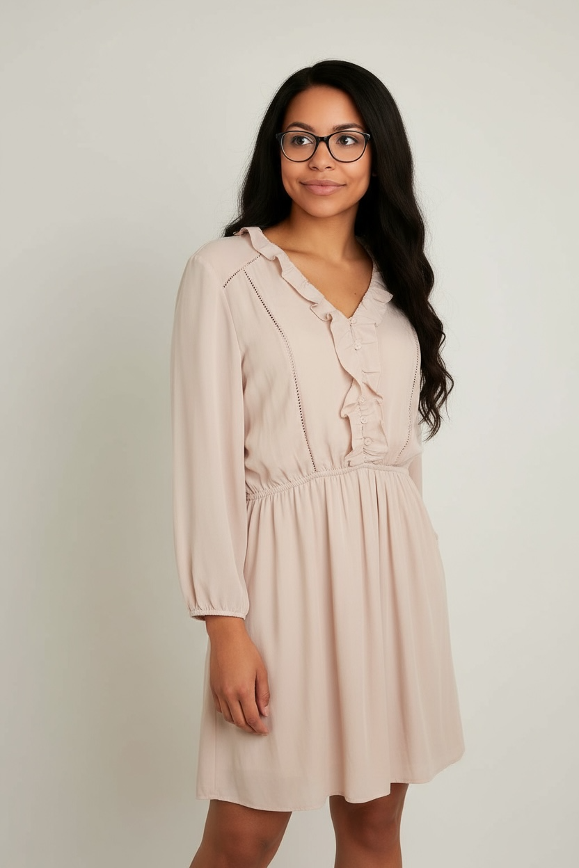DR 2- Elegant Light Pink Dress