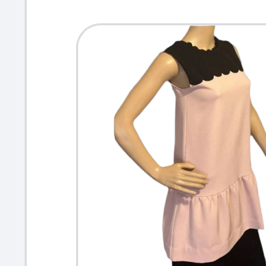 Sleeveless Two-Tone Dress