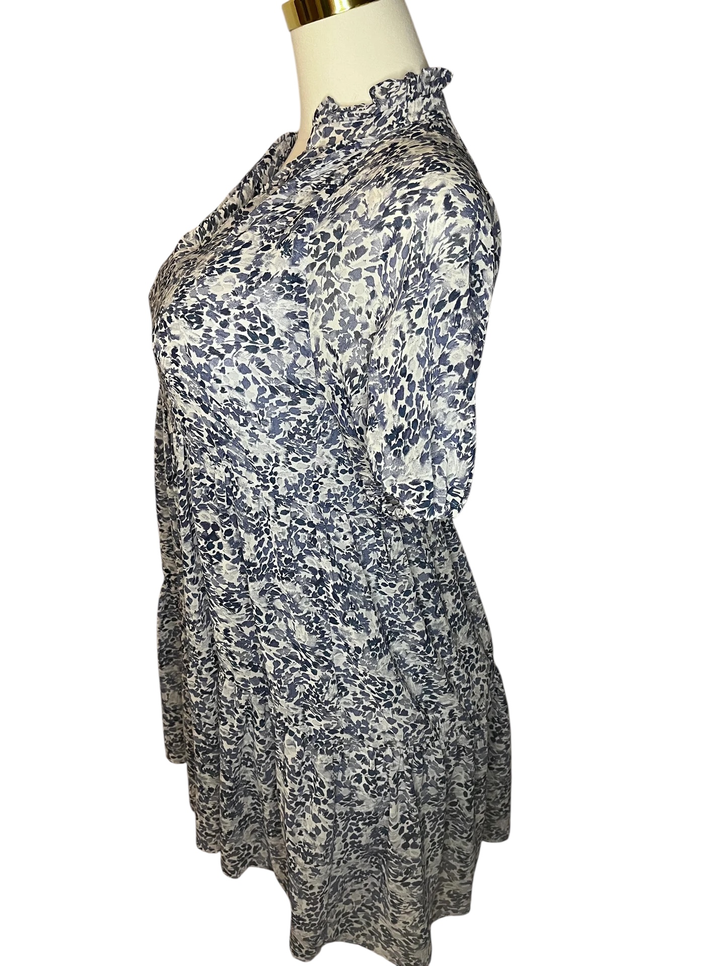 MSK-Floral Print Dress(petite small)