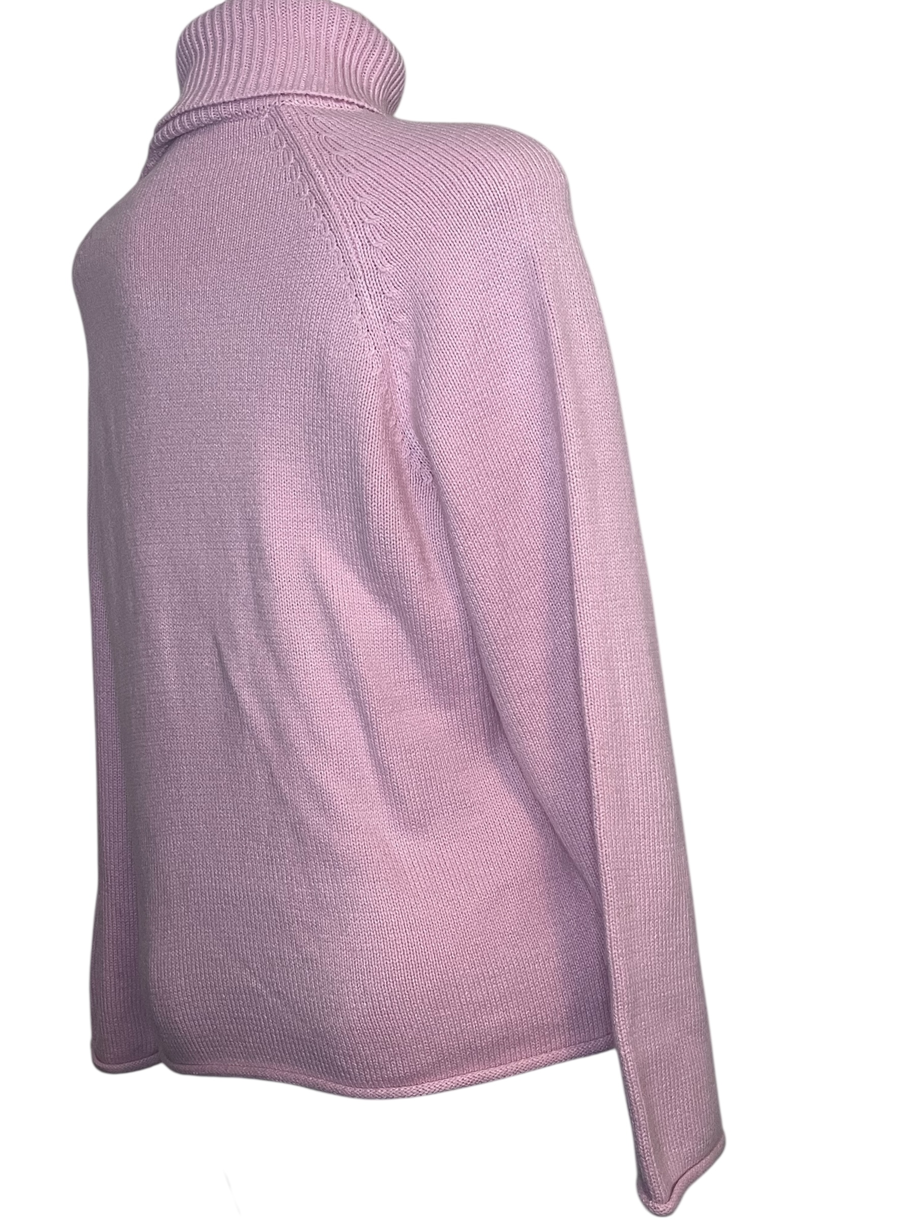 Croft & Barrow Light Pink Turtleneck Sweater XL