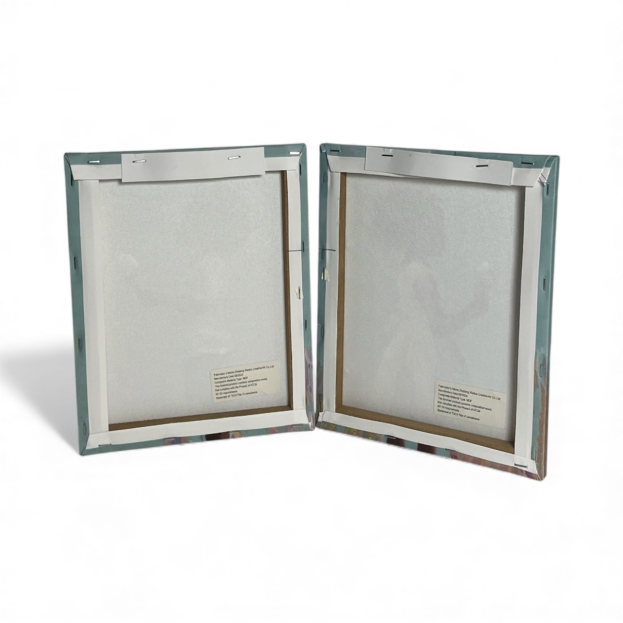 Impressionist Canvas Painting of Girl with Ice Cream(set=2)