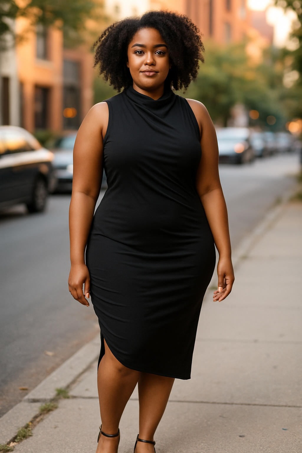 New York & Co -Black Dress 
