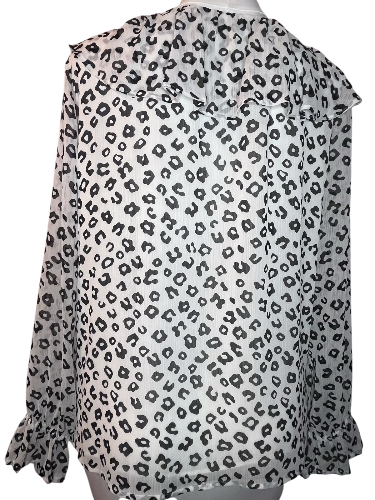 Leopard Print Blouse (XL)