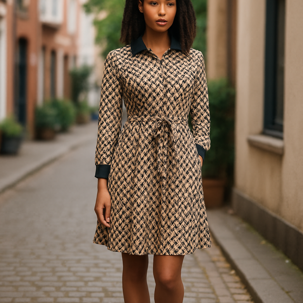 Who What Wear -Geometric Patterned Dress