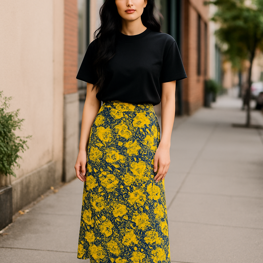 Lula Roe-Floral Maxi Skirt