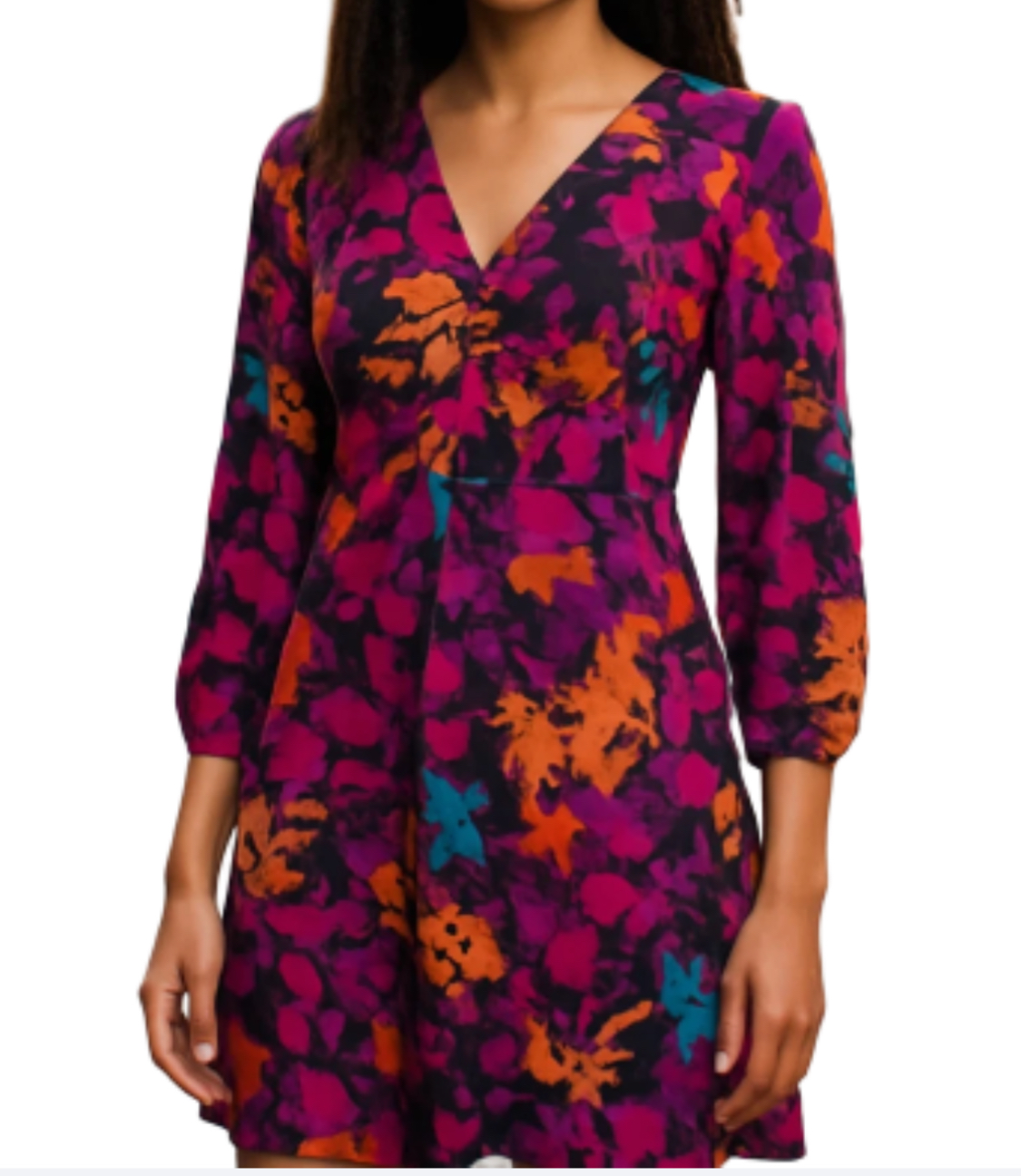  Alfani - Floral Midi Dress (size L)