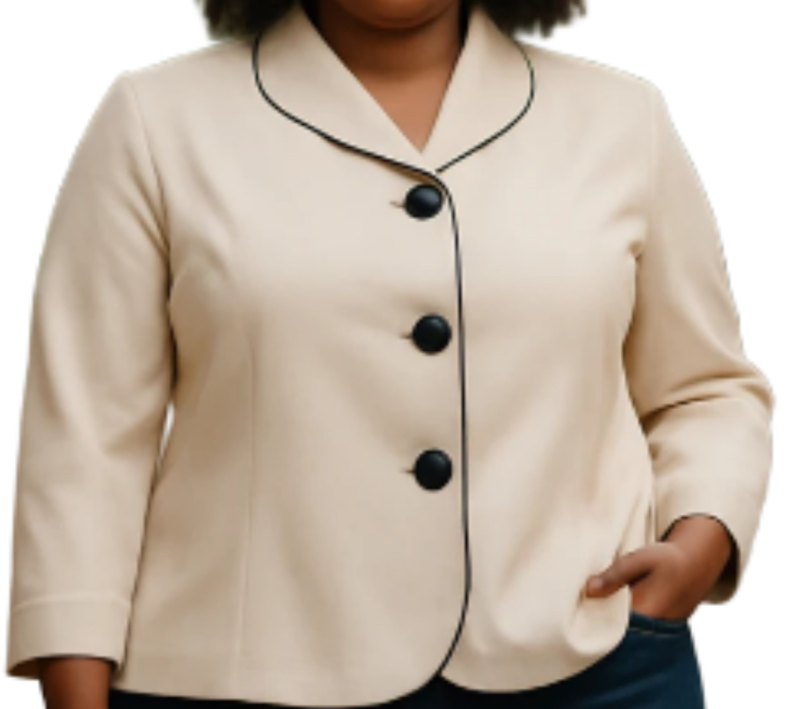 New with Tag-Danny & Nicole - Elegant Beige Blazer (18)