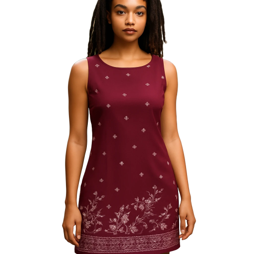 CDC -Elegant Maroon Dress ( size 10)