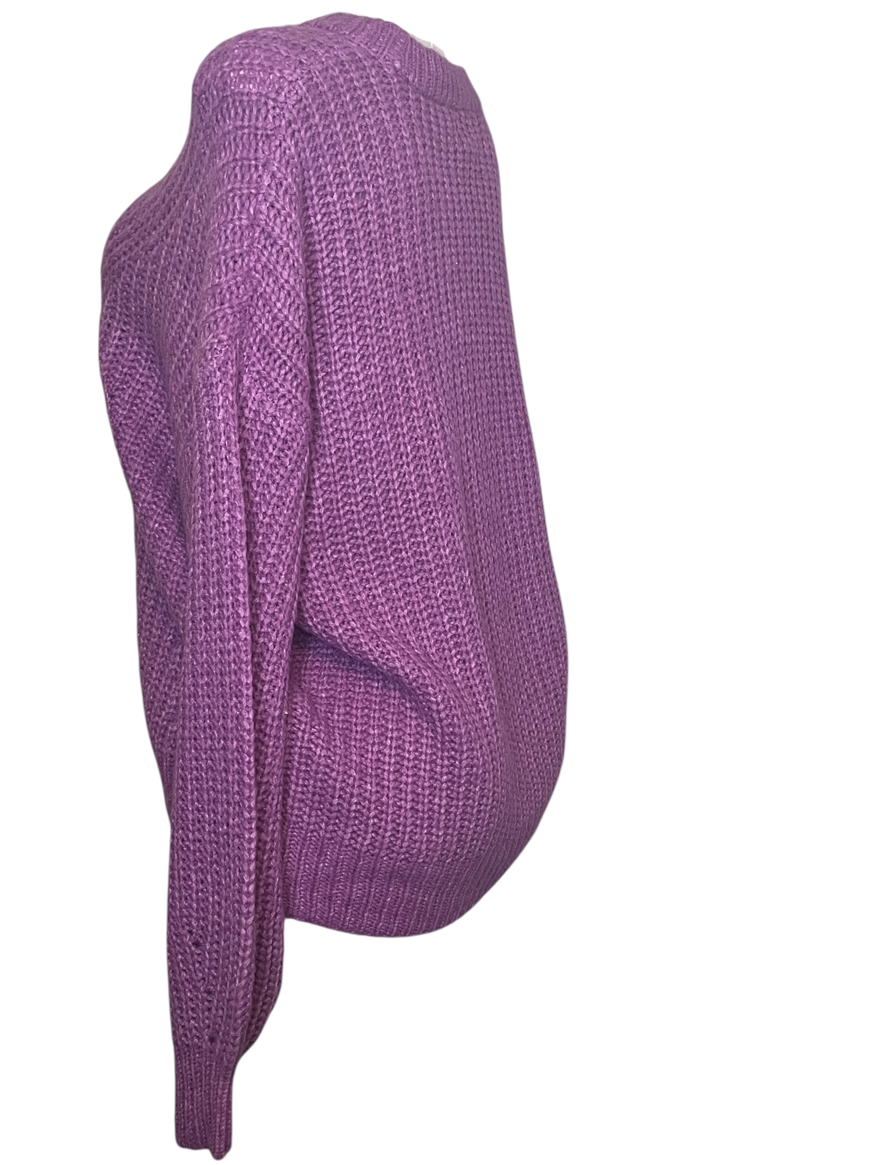 New with Tag-a new day Women's Cowl Neck Sweater - Purple
