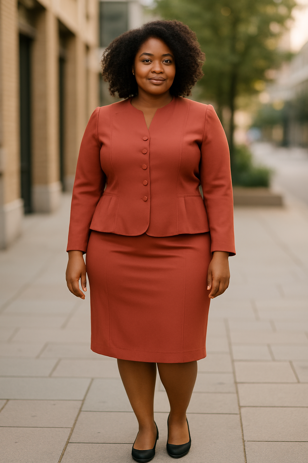 Jones New York- Coral 2 Piece Skirt Suit(size 14P)