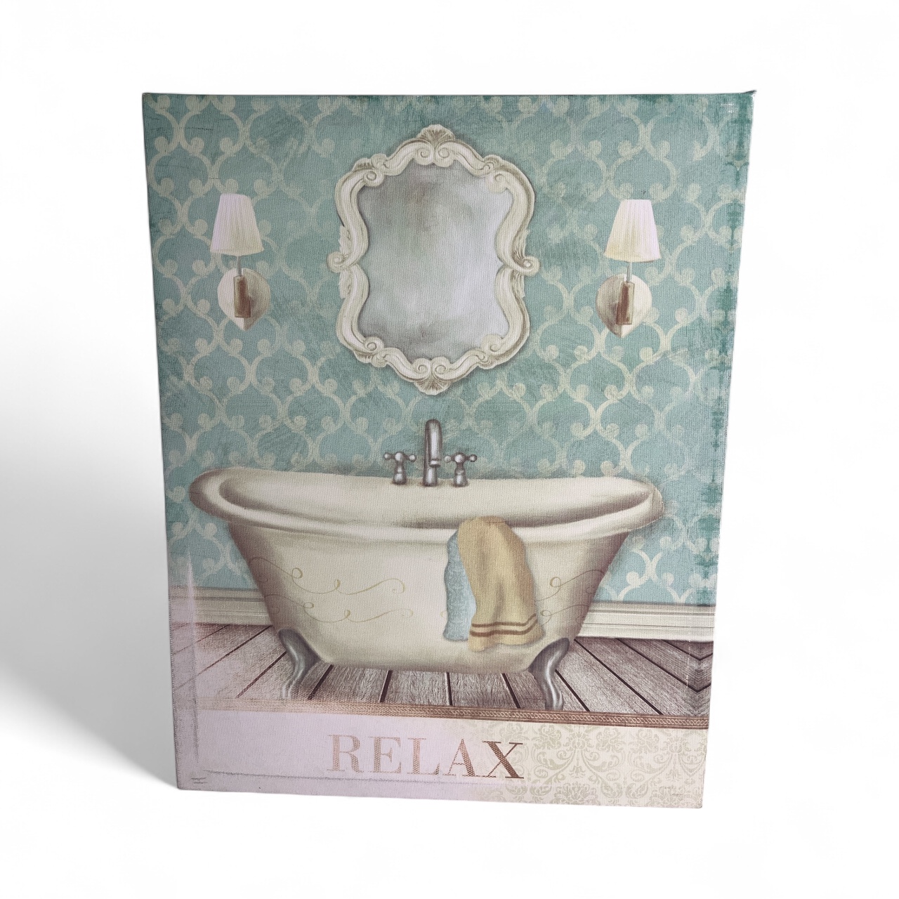 Relax Bathroom Wall Art
