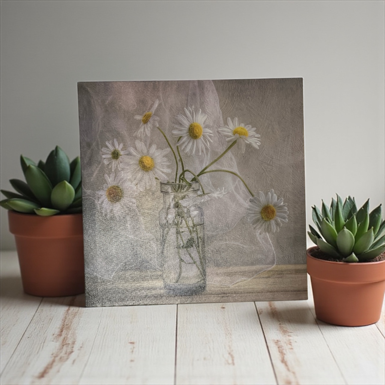 Daisy Flower Canvas Art