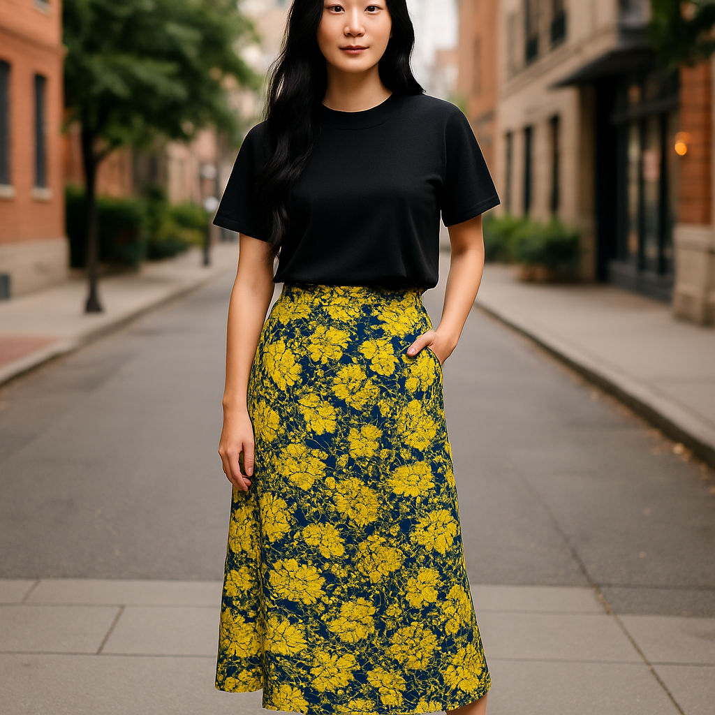 Lula Roe-Floral Maxi Skirt
