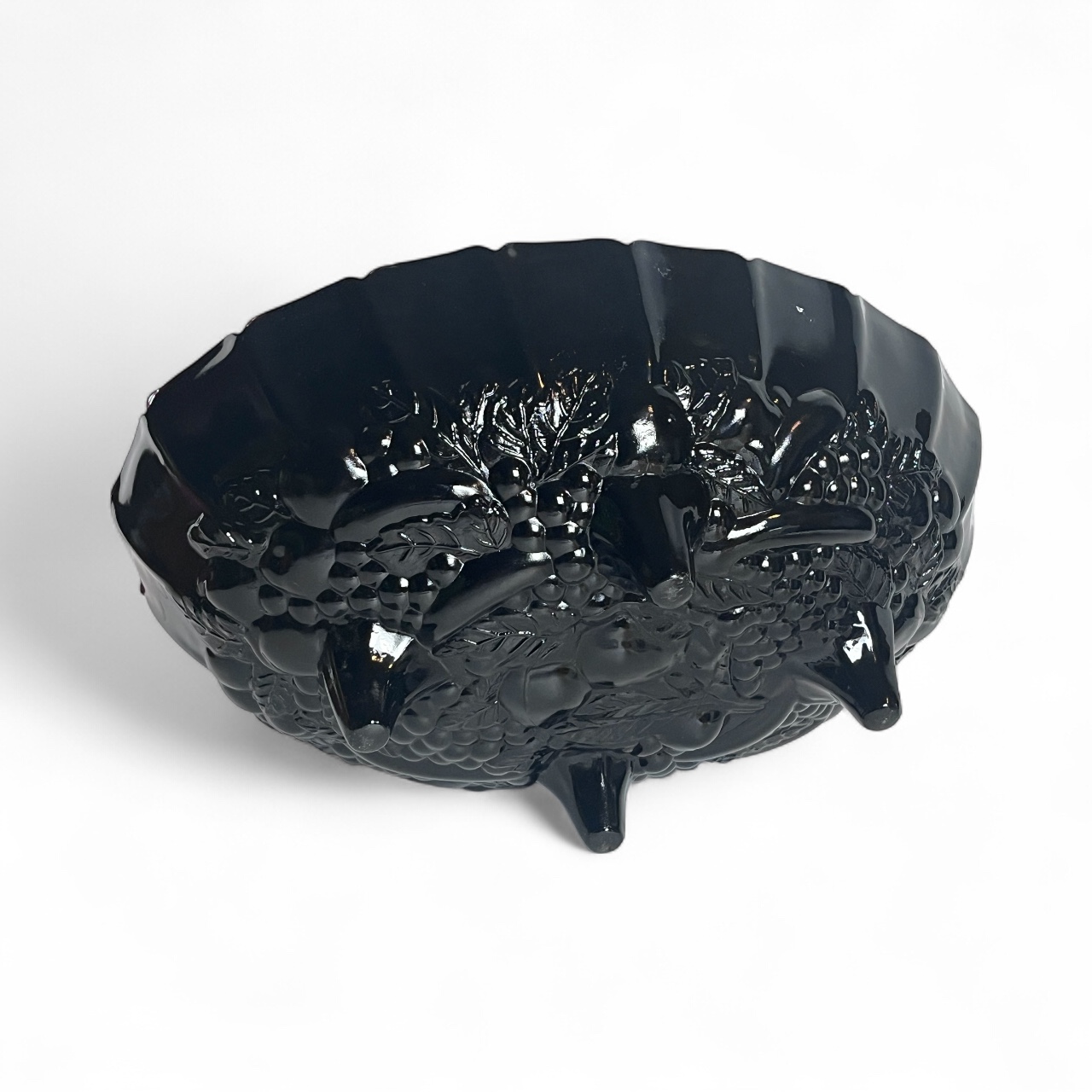 Black Ceramic Decorative Bowl