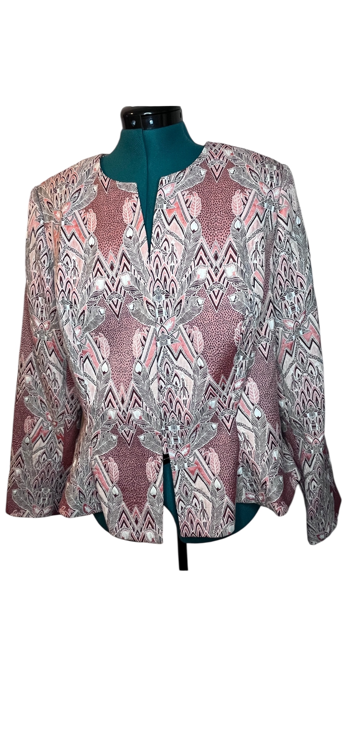 Ashro- Patterned Women's Blazer(16W)