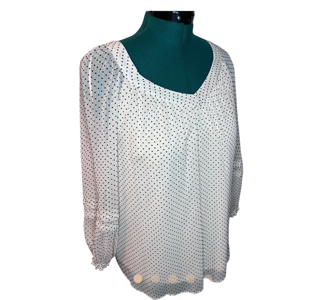Lauren Conrad -Polka Dot Blouse