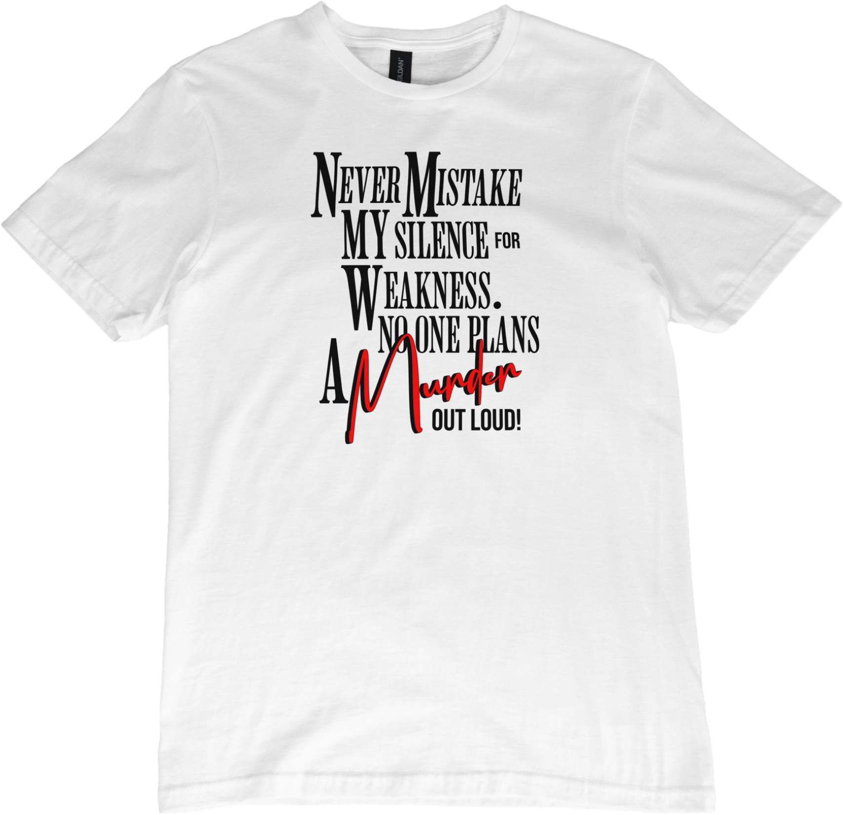 No One Plans A Murder Out Loud