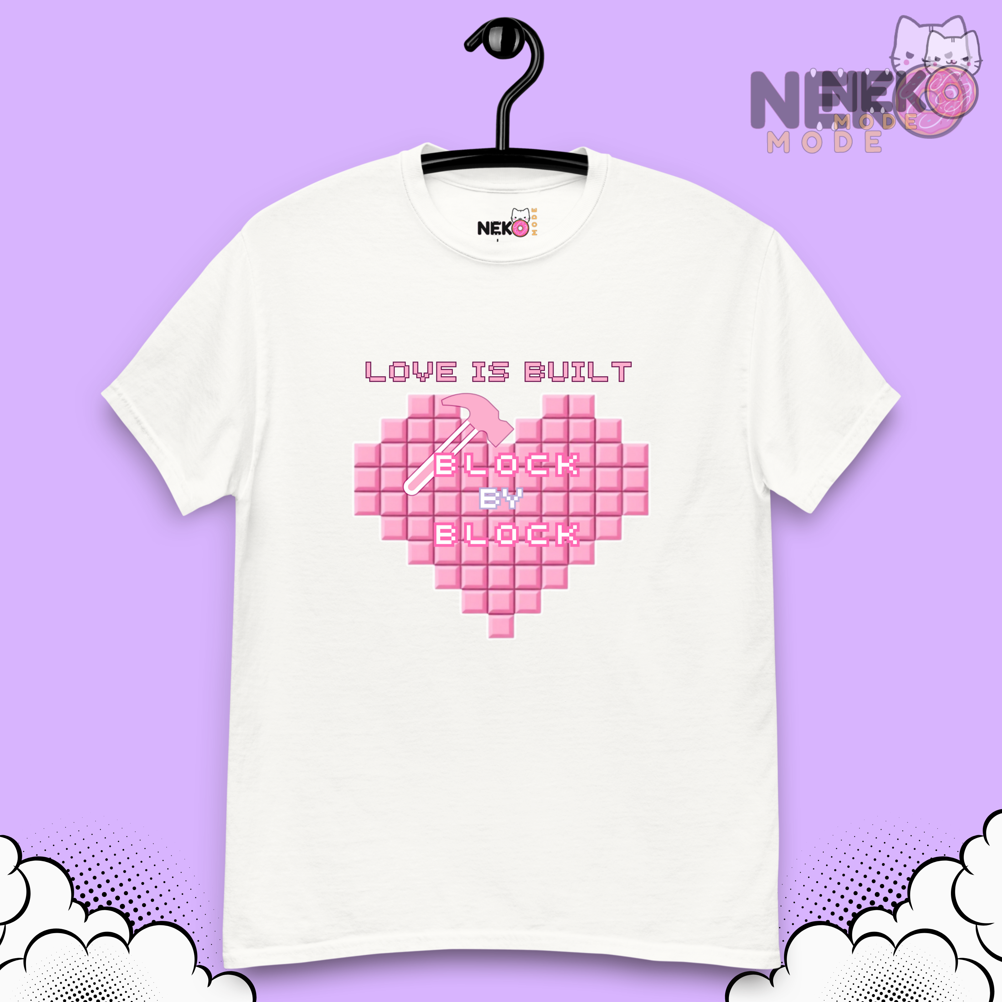 Camiseta 'Love is Built Block by Block'