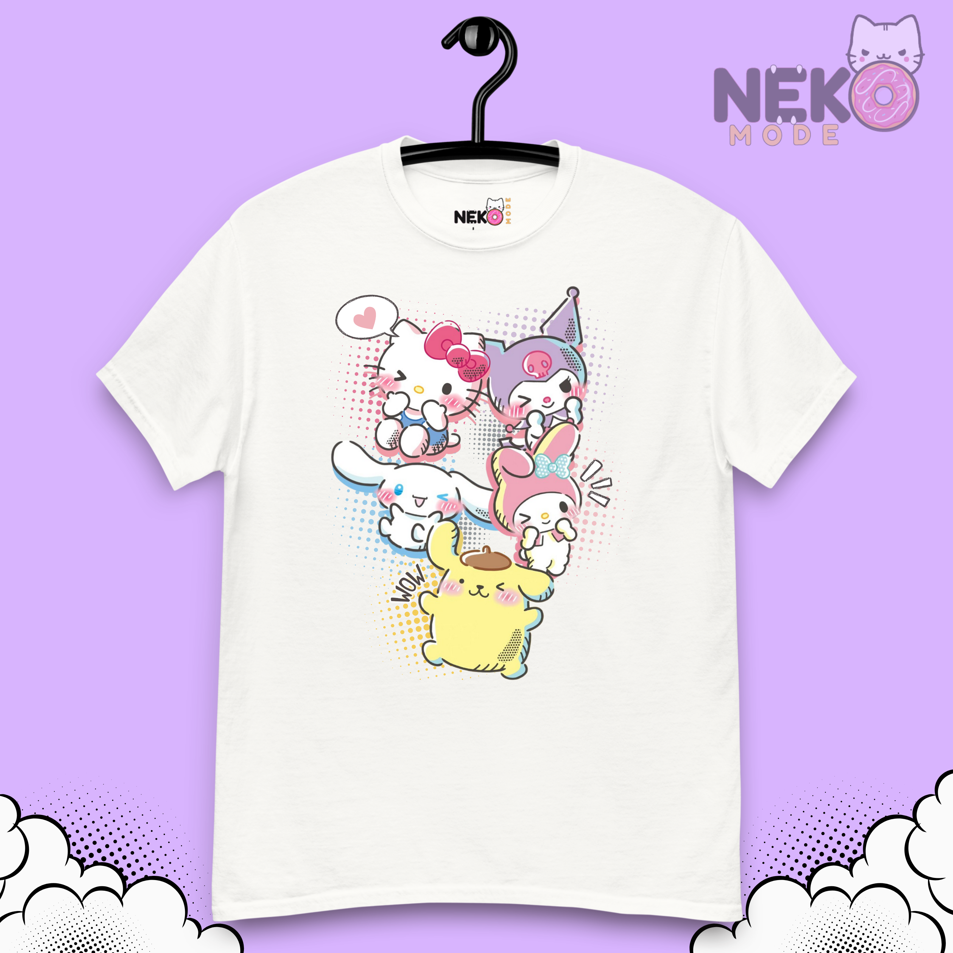 camiseta Sanrio friends
