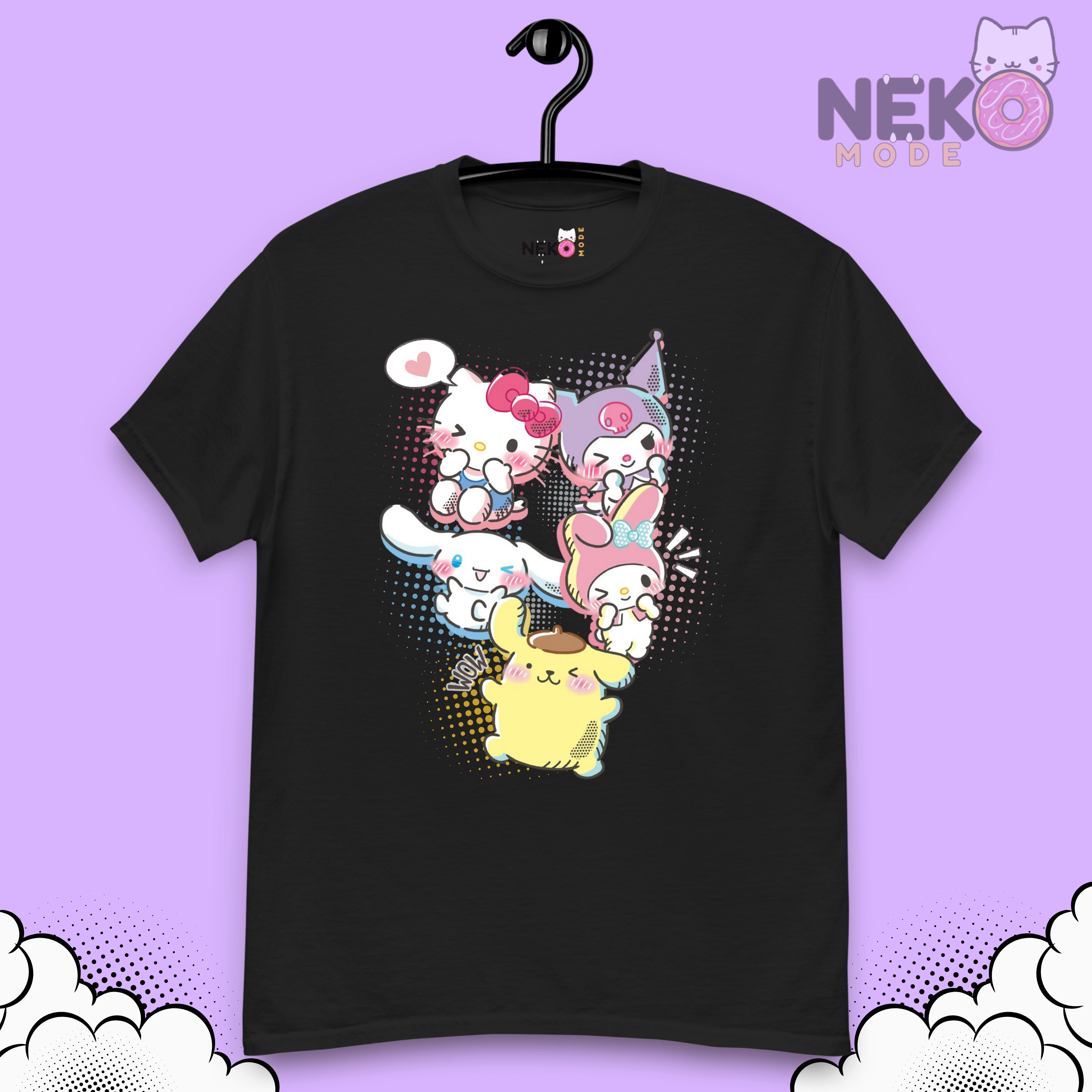 camiseta Sanrio friends